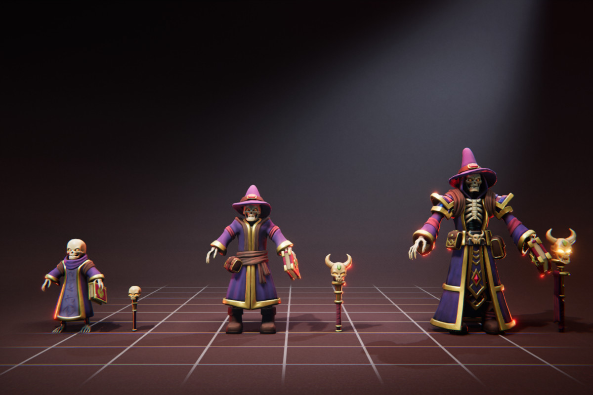 Skeletons Ultimate MegaPack- 13 Families + Boss - 37 Characters + Animations