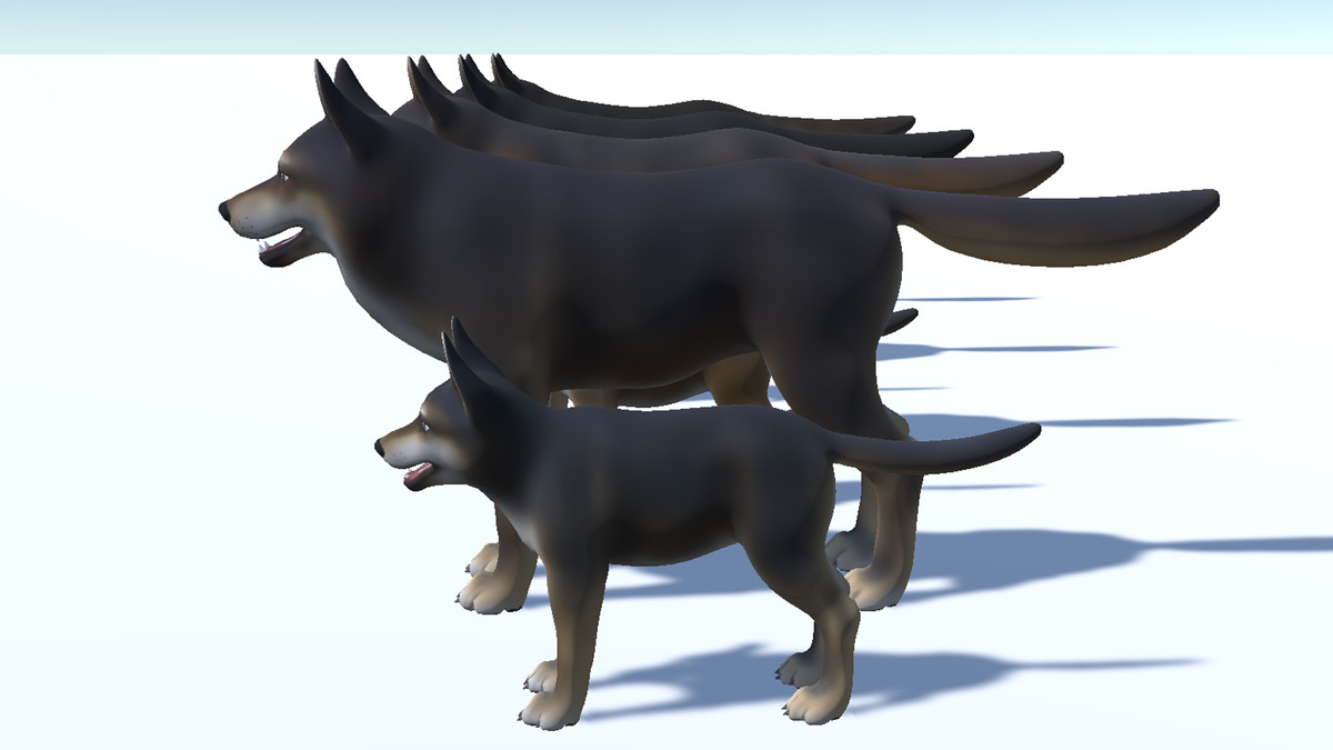 Cartoon - Wolf