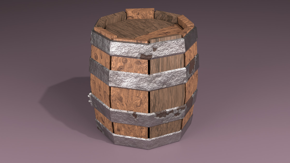 PBR Wooden Containers for 3D Breakables Core Pack