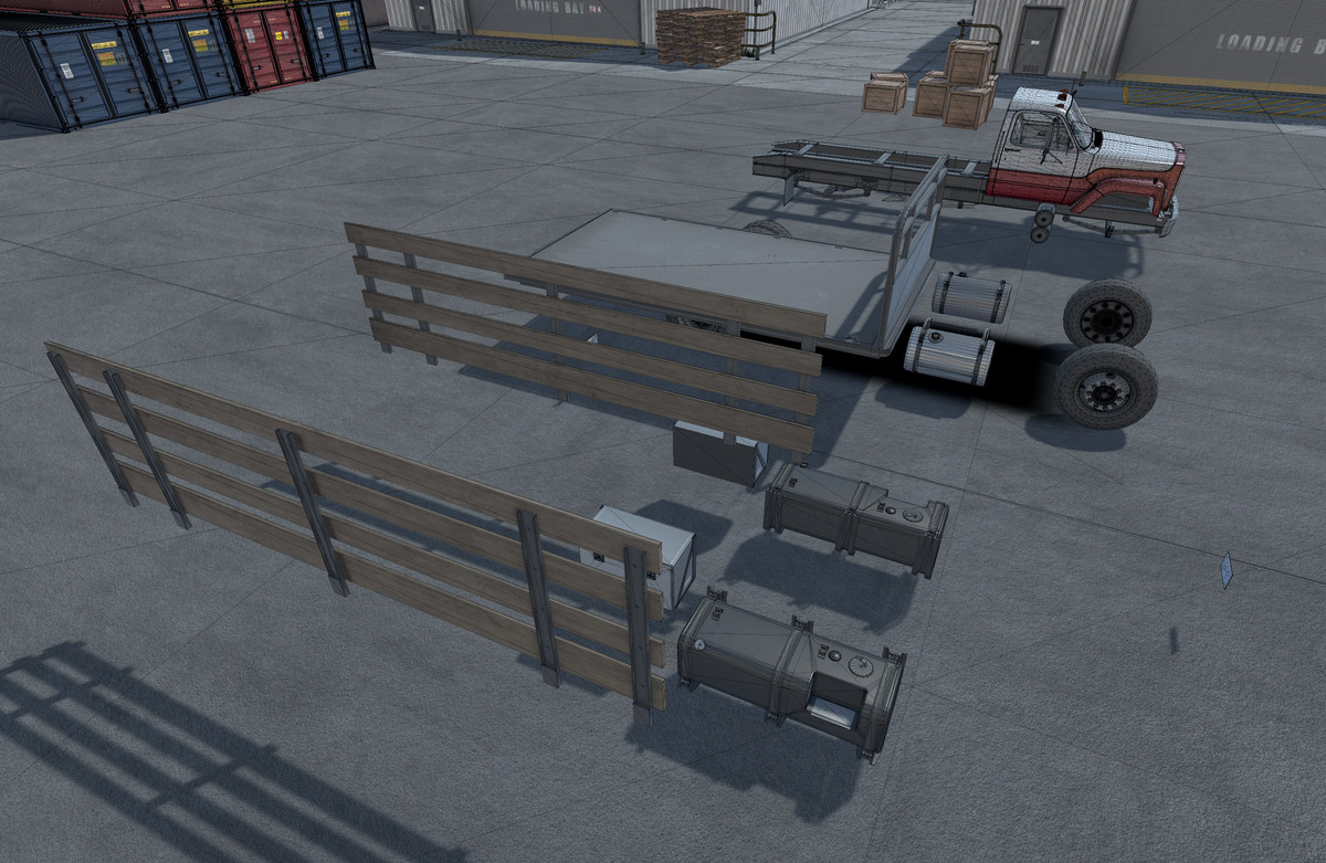 80s Stakebed truck