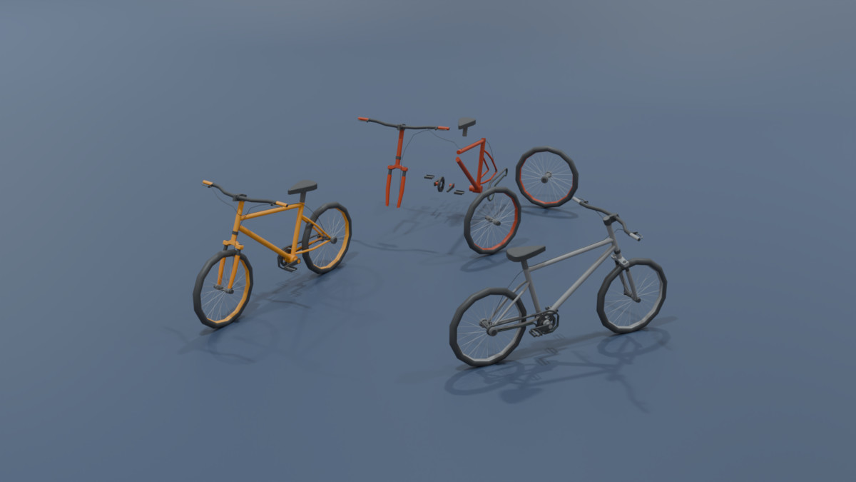 Low Poly Vehicles-Optimized Package