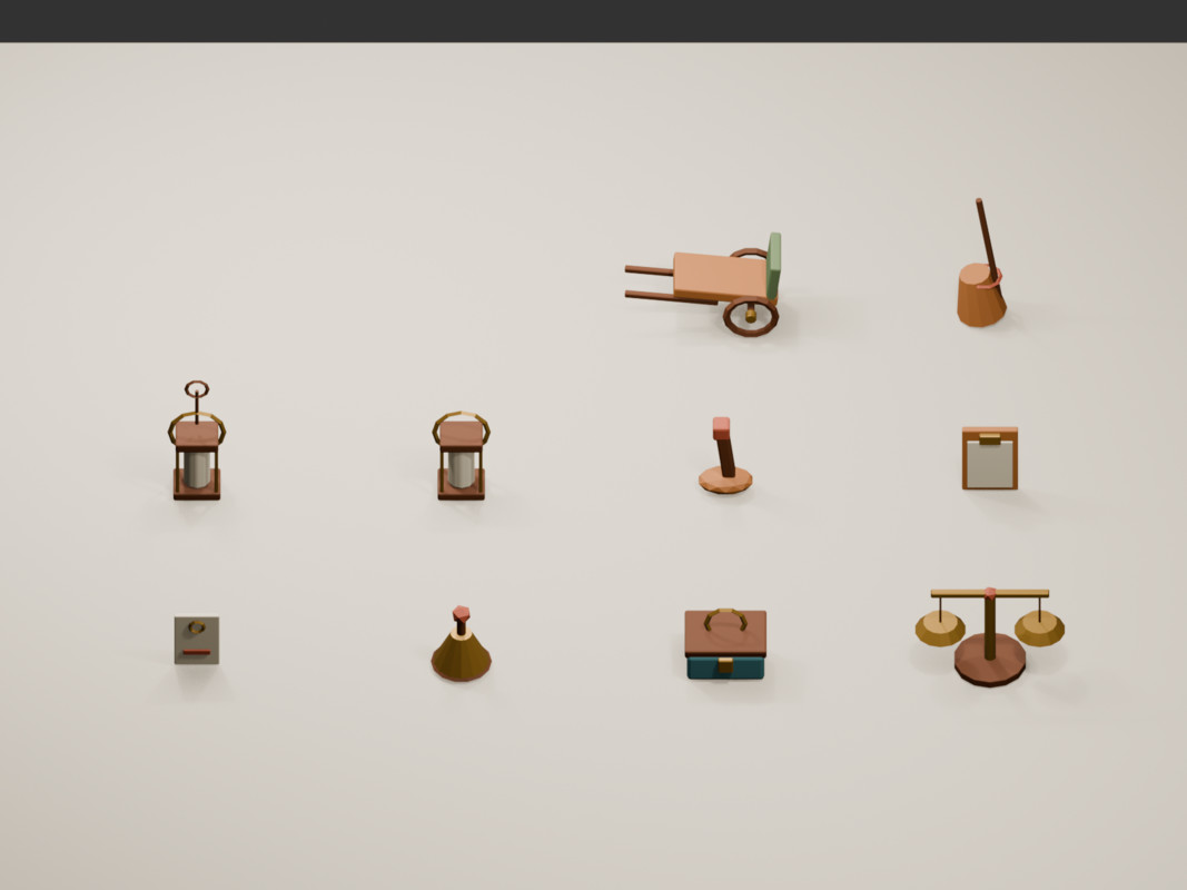 Cozy Marketcraft - Low Poly Shop and Market Props