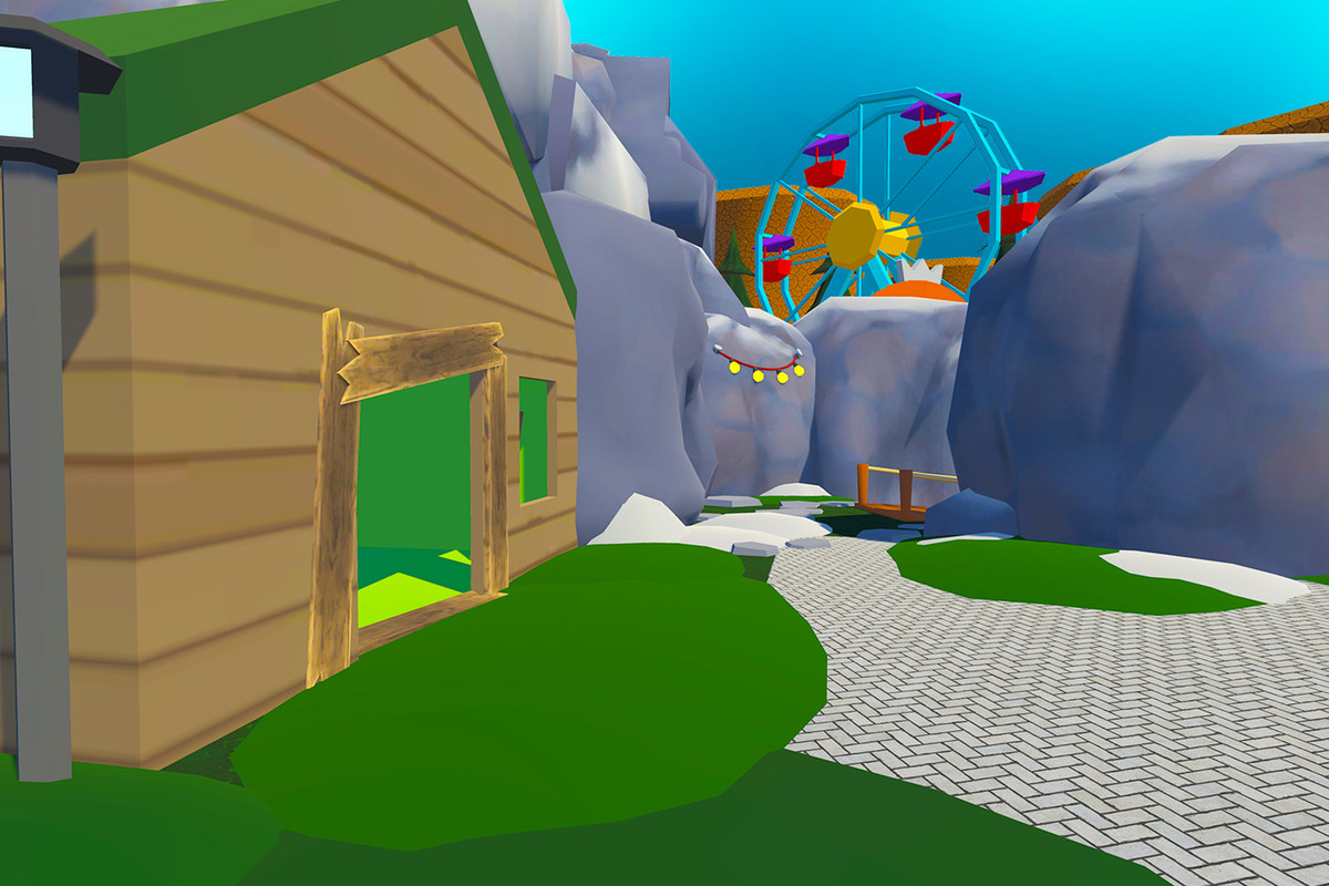 Obby Rainbow Theme Park Level Pack