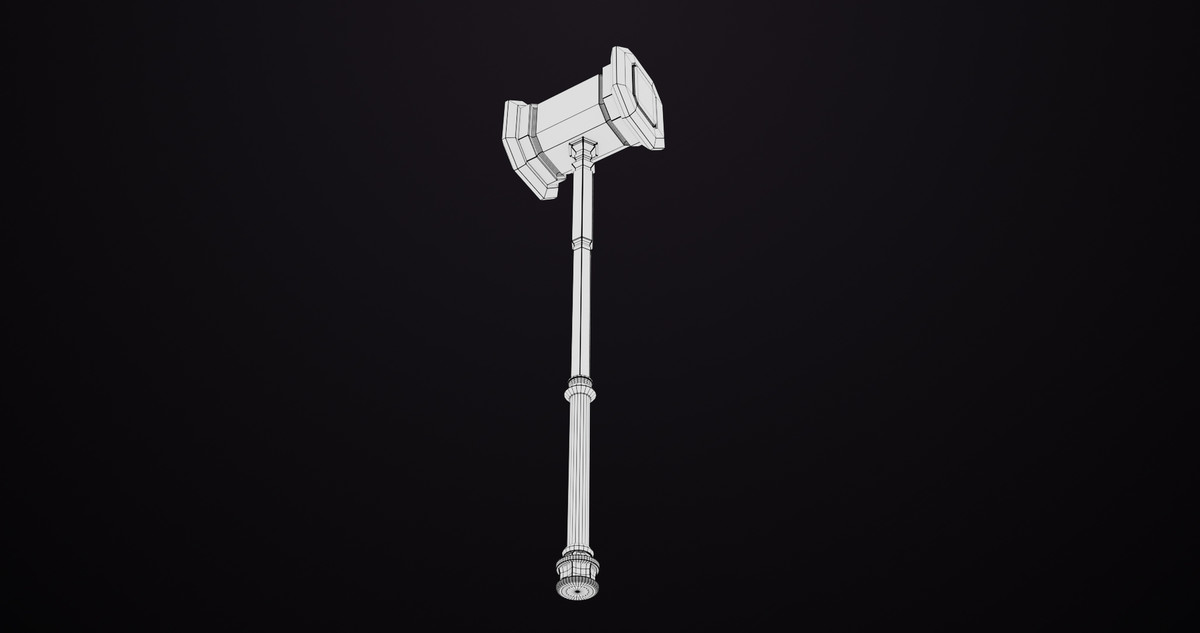 5 Battle Hammers Collection URP HDRP Textures