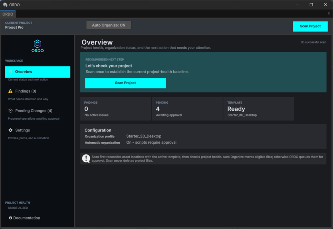ORDO - Project Automation Organizer