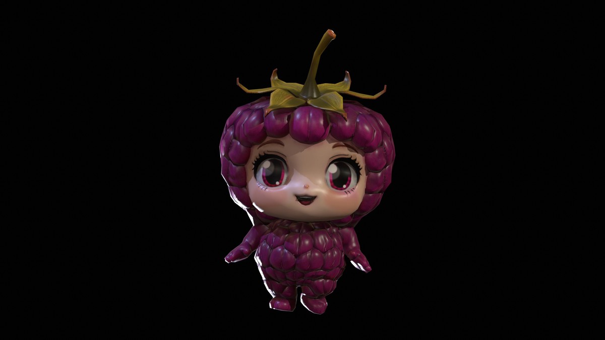 Chibi Fruit Rasberry