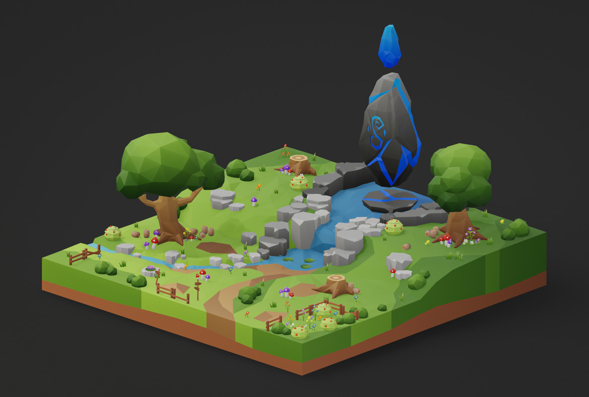 Low Poly Fantasy Locations