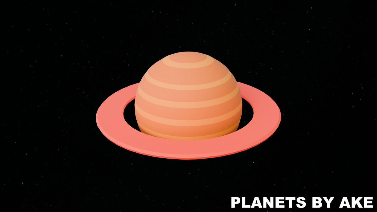 Planets - Stylized Low Poly Asset Pack by Ake