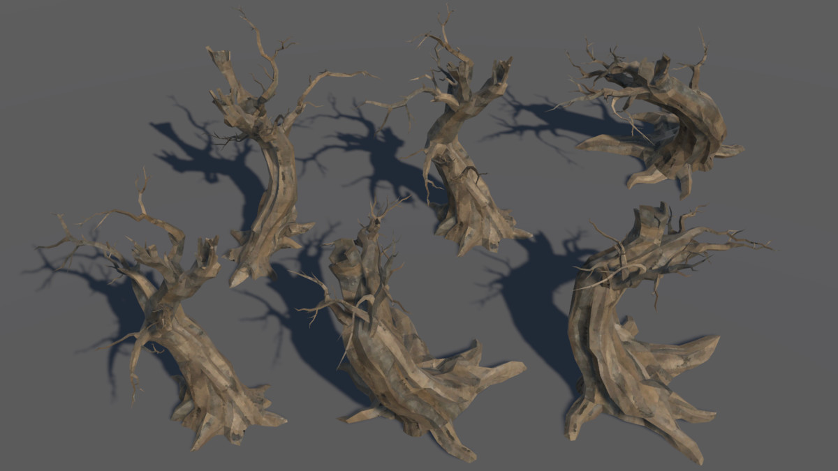 LowPoly Nature DeadTree