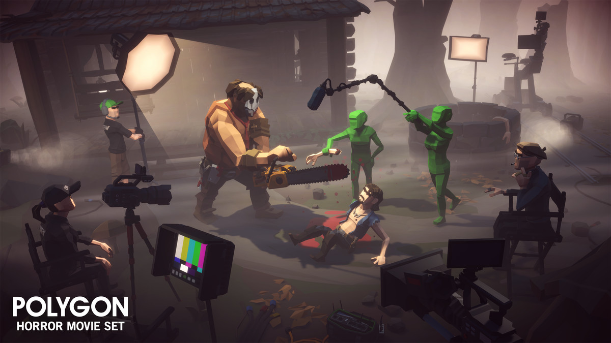 POLYGON - Horror Movie Set - Low Poly 3D Art by Synty