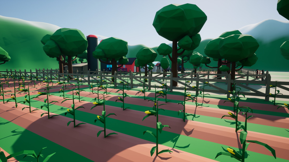 3D Low Poly Farm [Desktop & Mobile]
