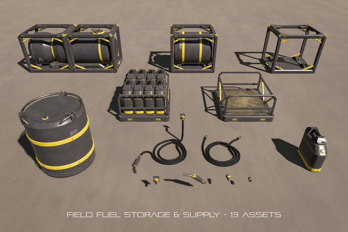 Frontier - Sci-Fi Power Generation, Fuel & Supply Bundle