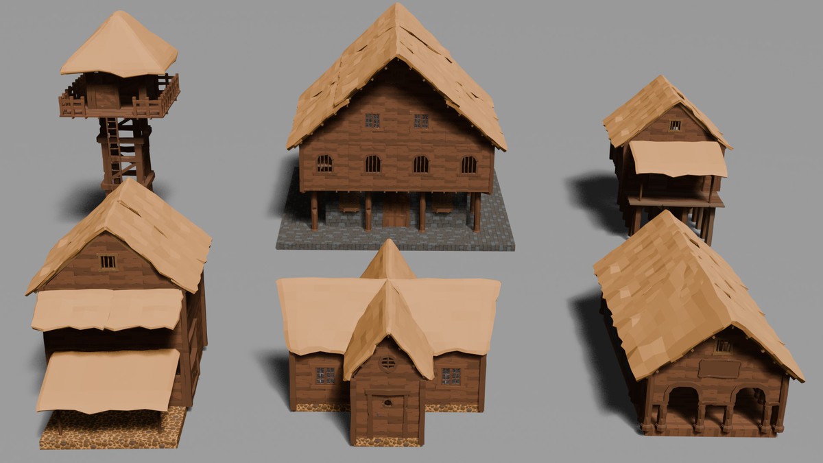 Low Poly Modular Environment pack - PA