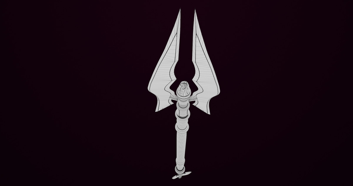 Fantasy Trident 07 URP HDRP Textures