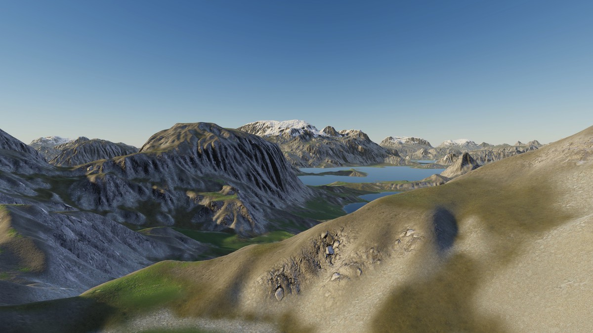 Procedural Mountains & Rivers 8K - 37 Terrains