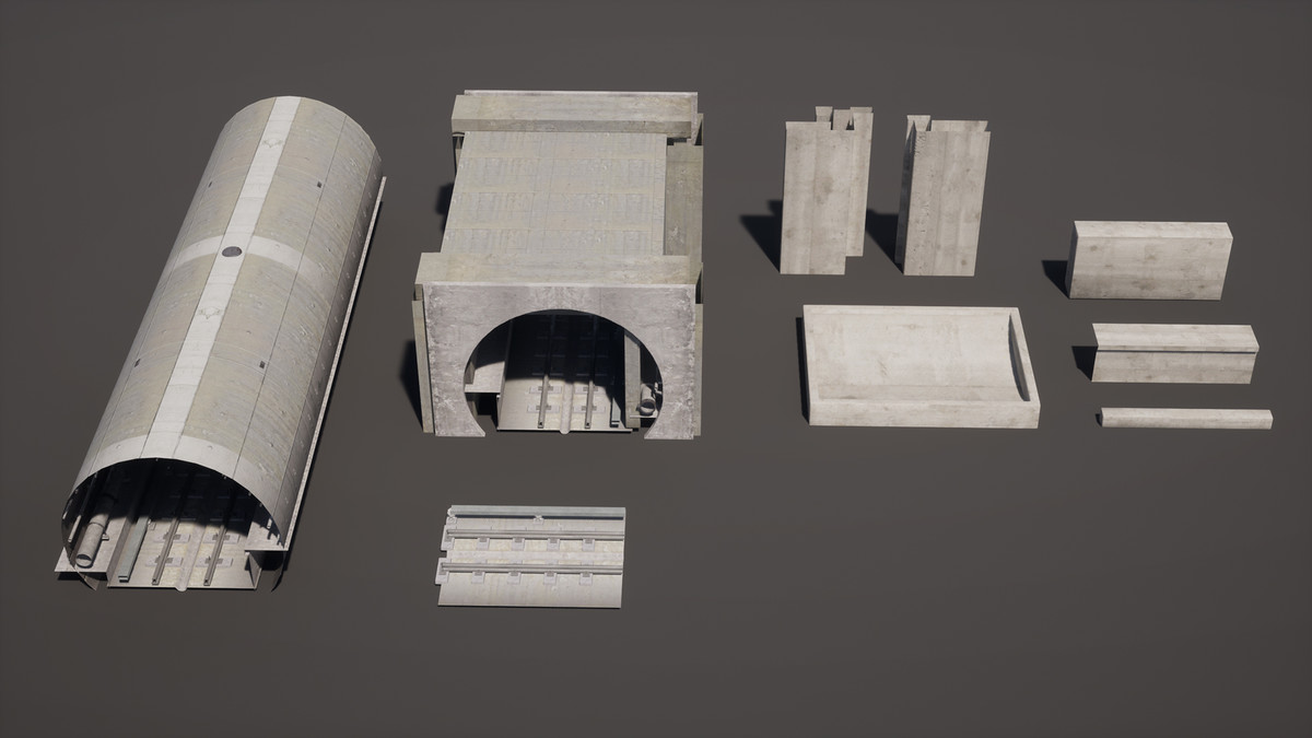 Subway Realm - Game-Ready NYC Metro Station