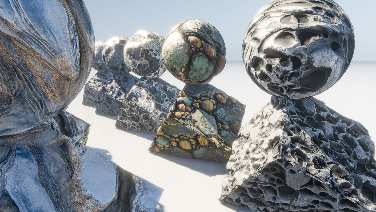 Alien Rocks Materials