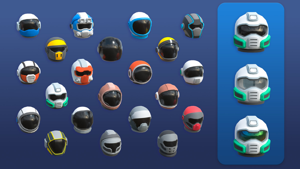 Astronaut Characters - Low Poly 3D Models Pack