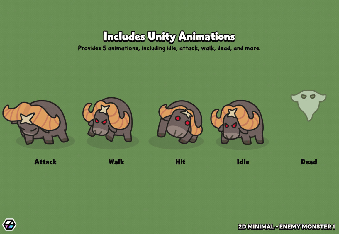 2D Minimal - Enemy Monster1