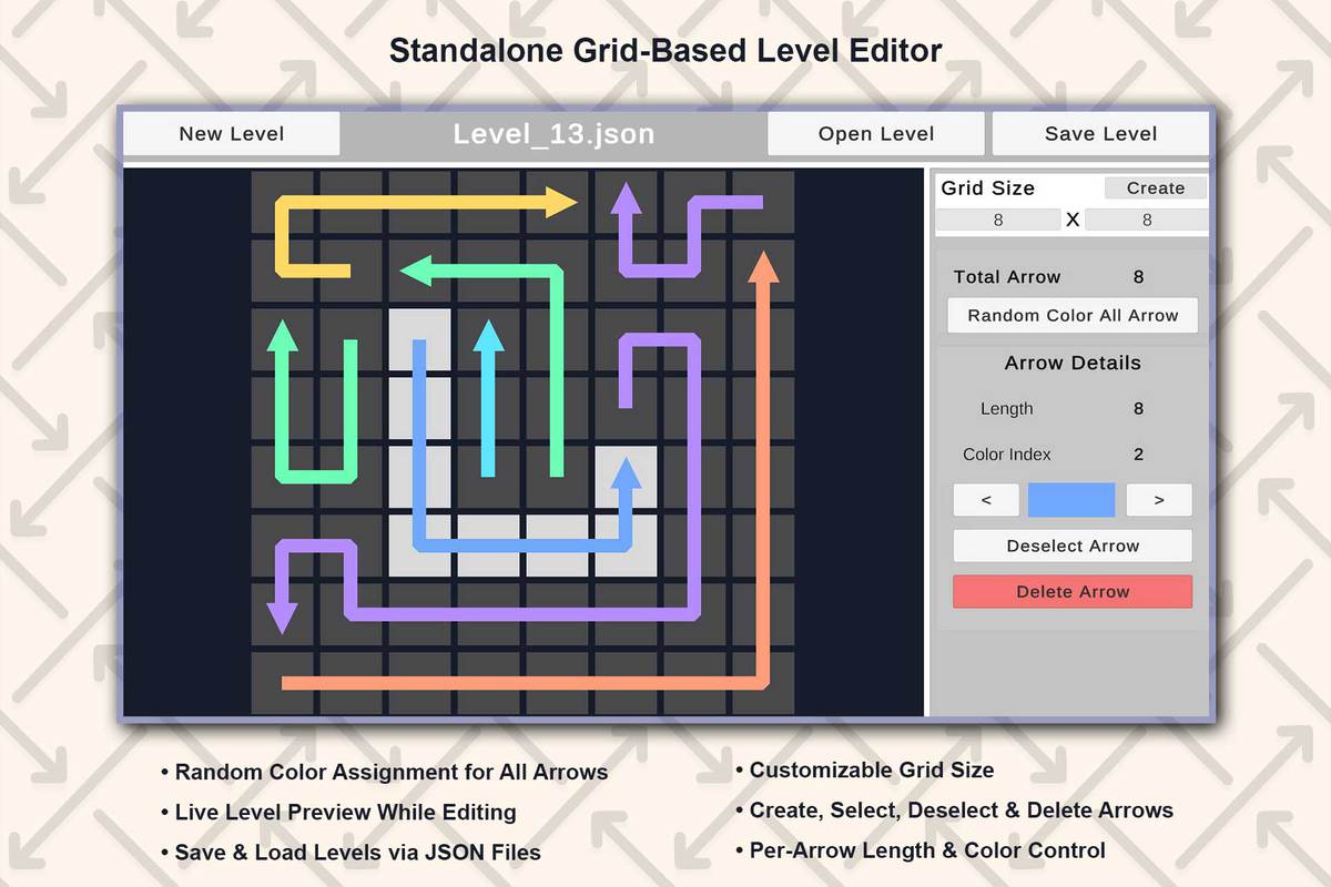 Arrow Escape | Template + Level Editor