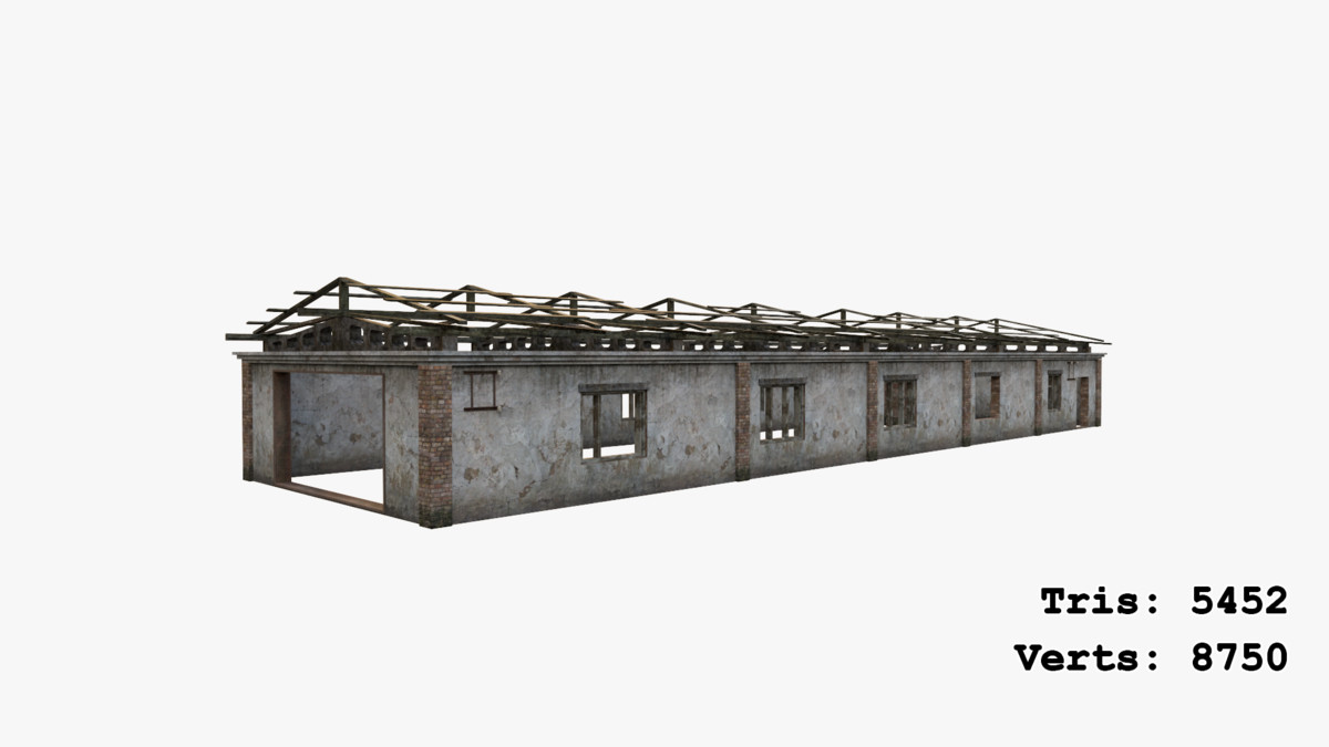 Abandoned Apocalyptic Buildings Mega Pack