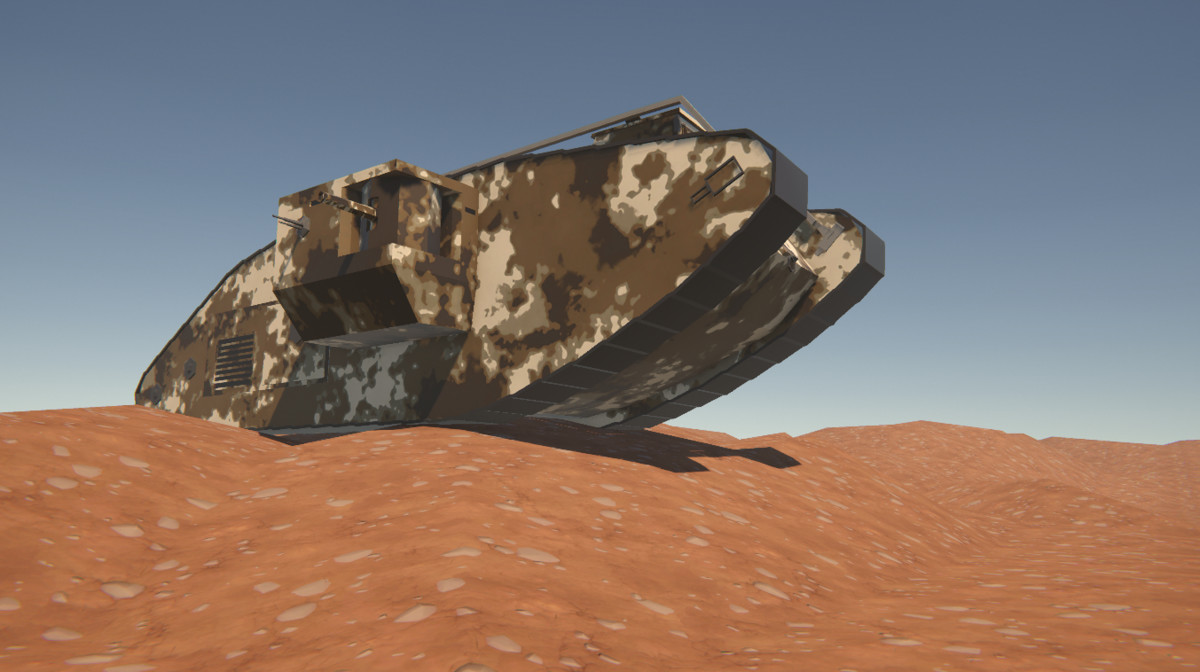 WW1 Lowpoly Tank Asset Pack