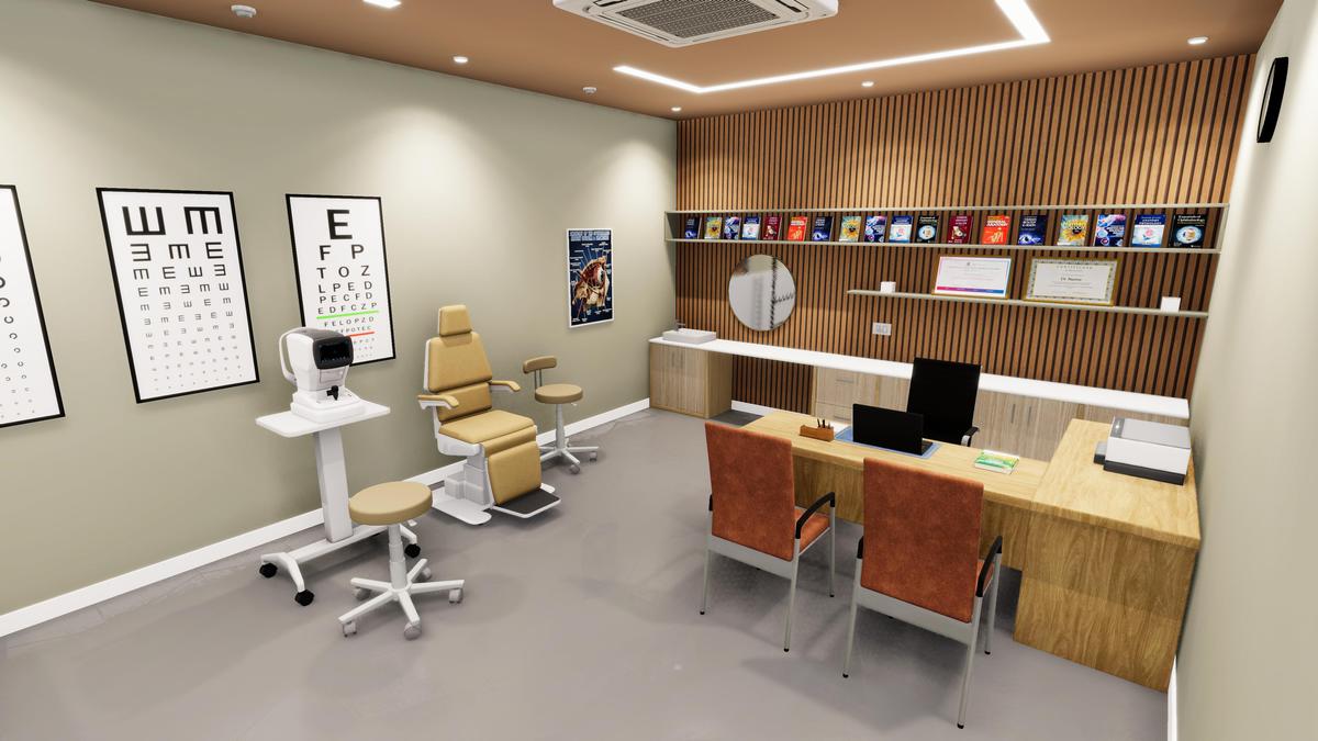 Modern Eye Clinic Interior Environment