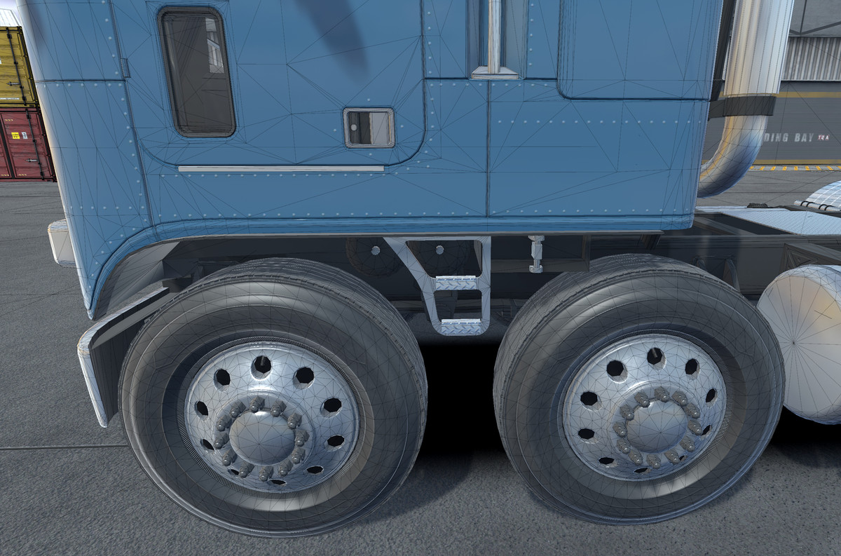 TwinSteer cabover truck