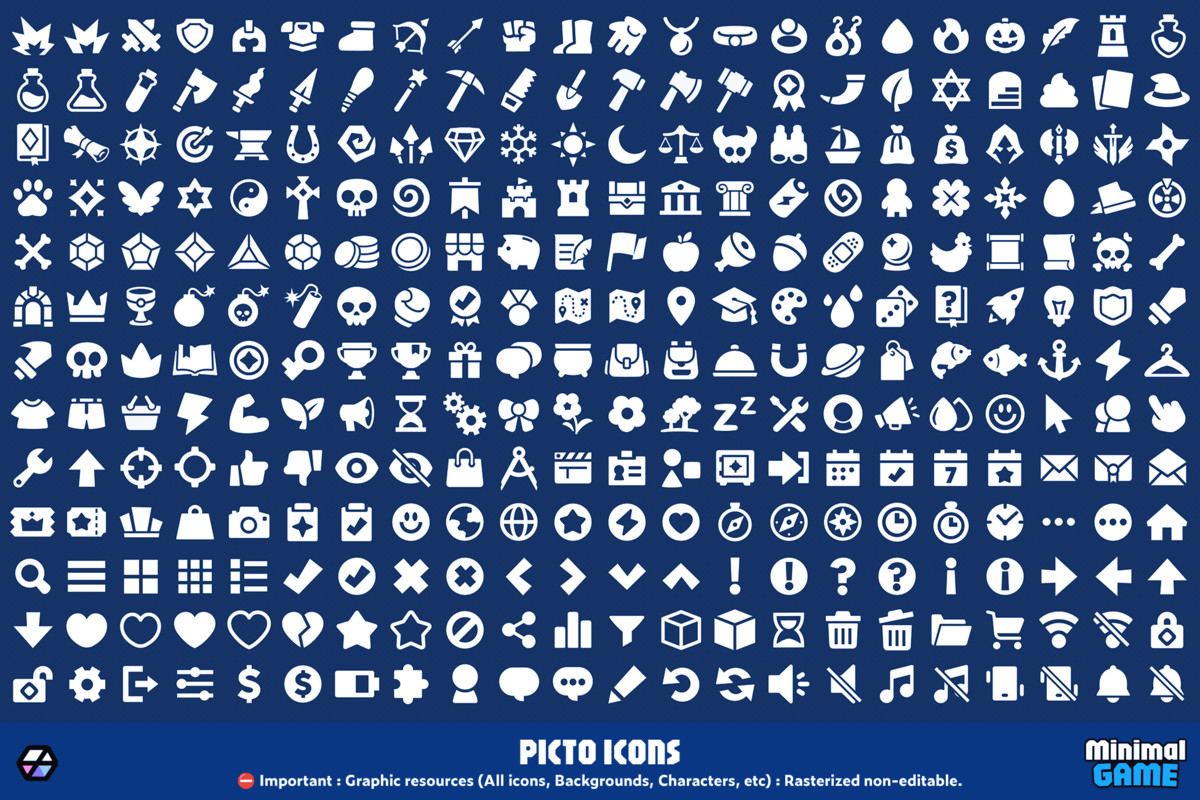 GUI Pro - Minimal Game Blue