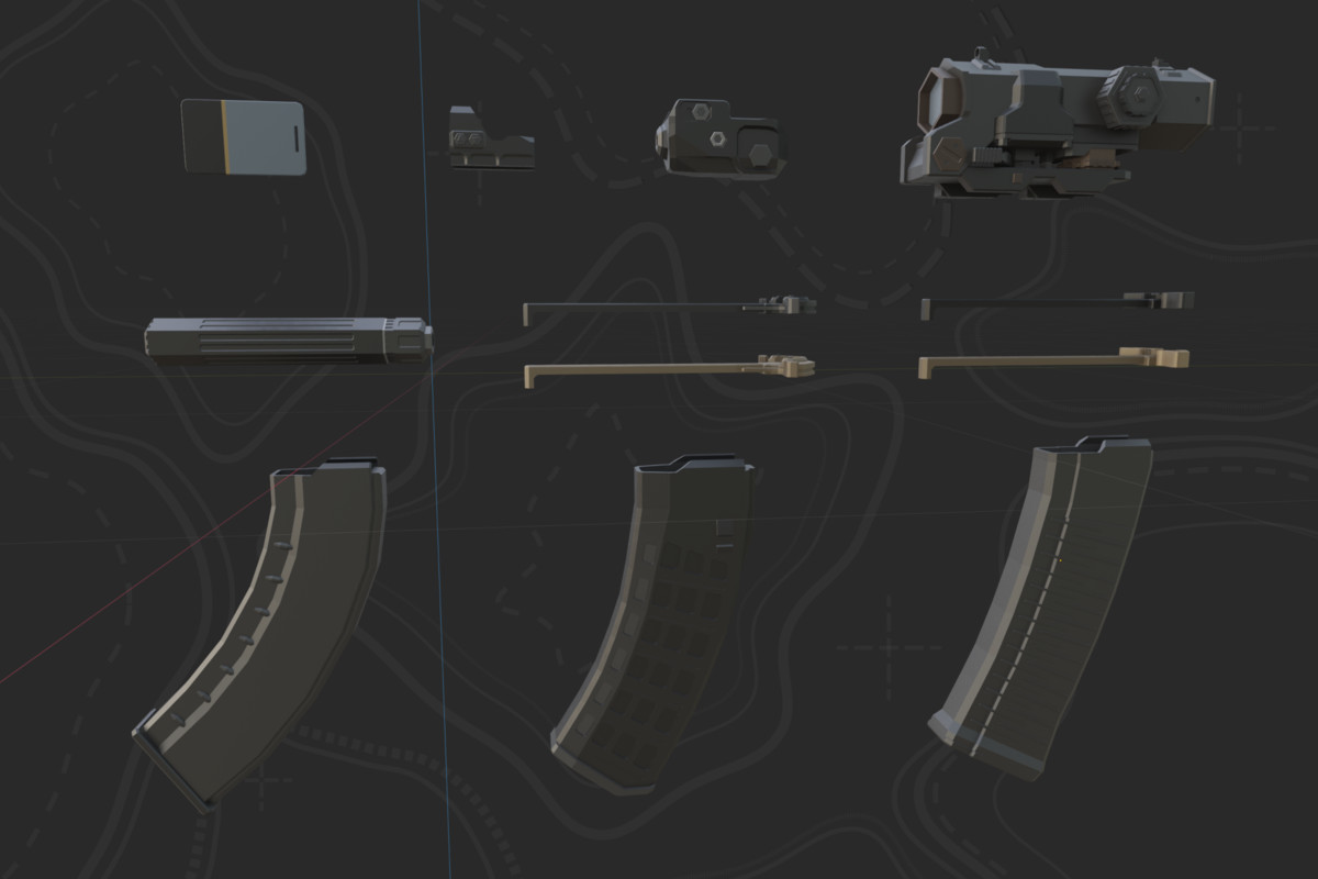 Low Poly Weapon Bundle Pack V