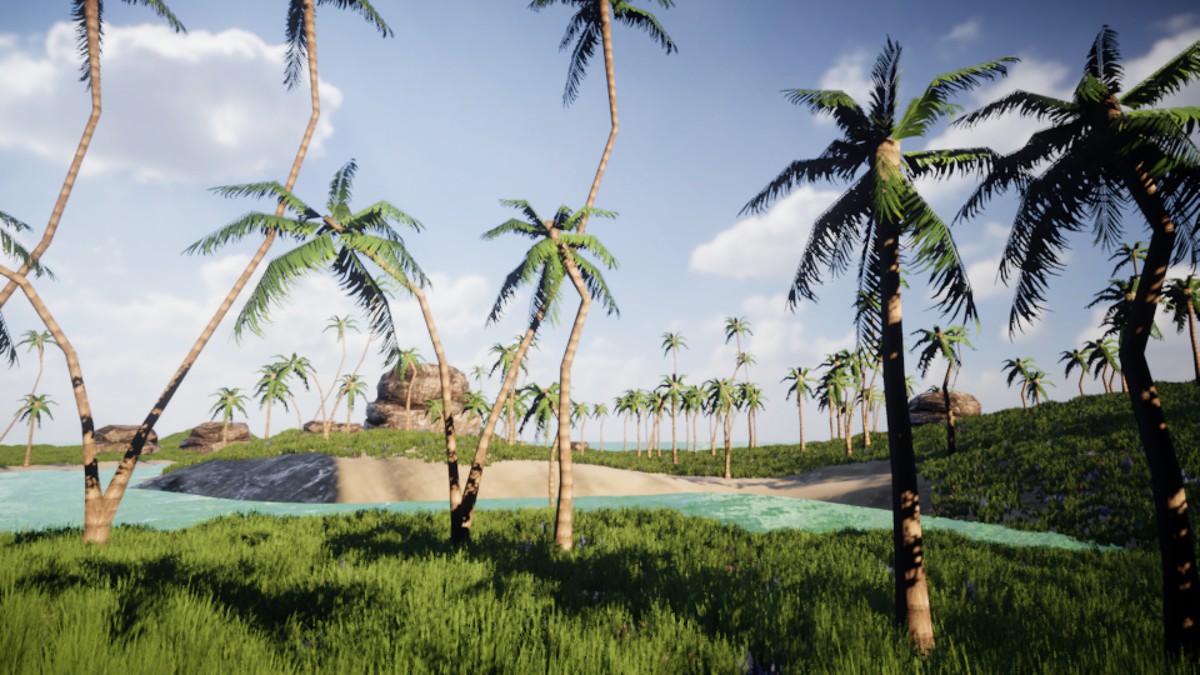 Mobile Palm Tree Bundle (for URP)