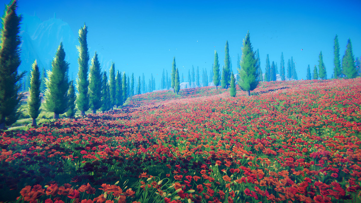 Stylized Cypress Valley