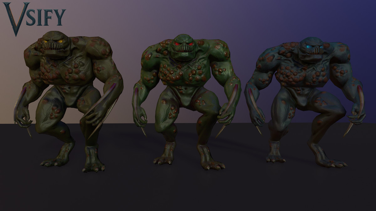 Bog Lord – Stylized Fantasy Creature | Retarget-Ready PBR + Animations