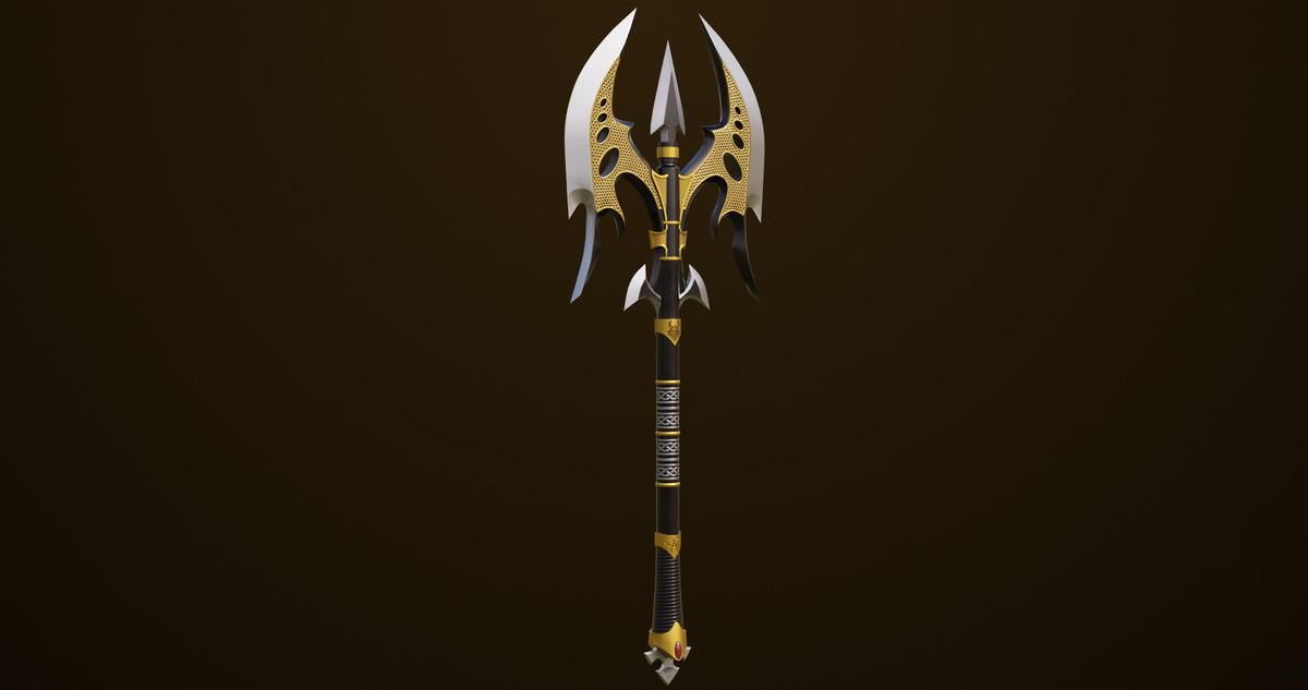 Battle Axe 01 URP HDRP Textures