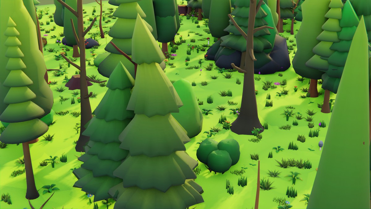Low Poly Seasonal Forest Biome 2 by IGS