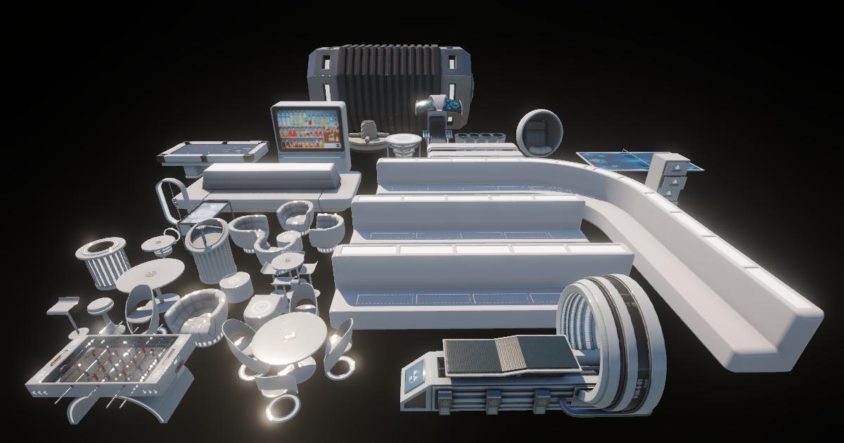 Ultimate Futuristic Props Bundle – Complete Collection (Vol.1–4)