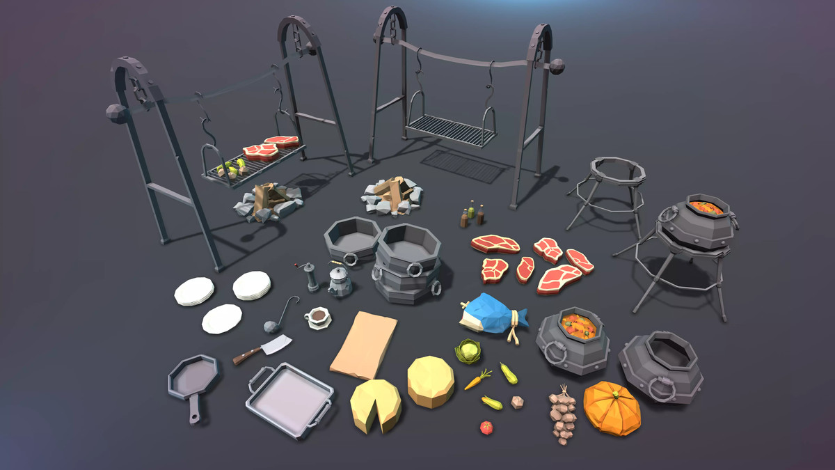 STYLIZED Low Poly Fantasy Bundle Vol. 2