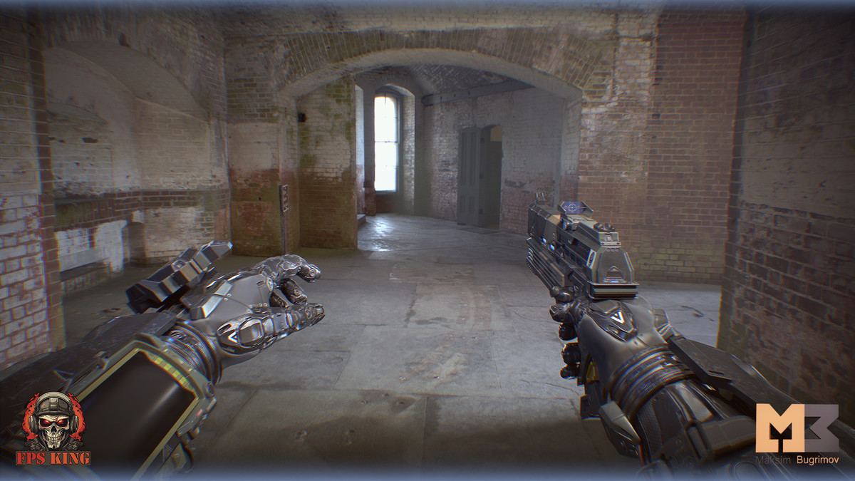 Sci-Fi Hands With Pistol