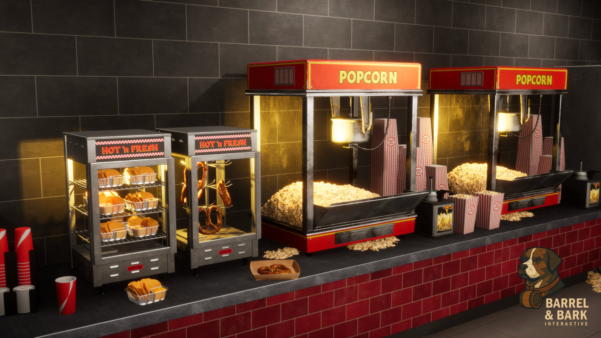 Movie Theatre Scene with Foyer