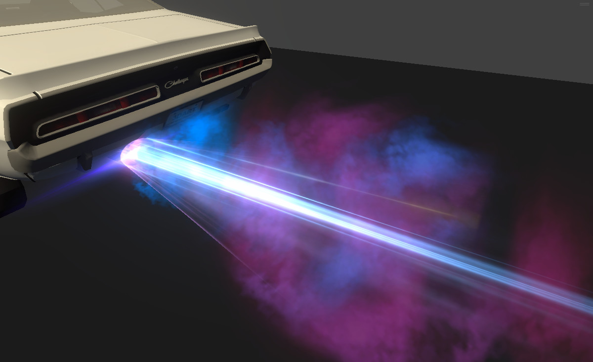 Game VFX - Exhaust jet effect