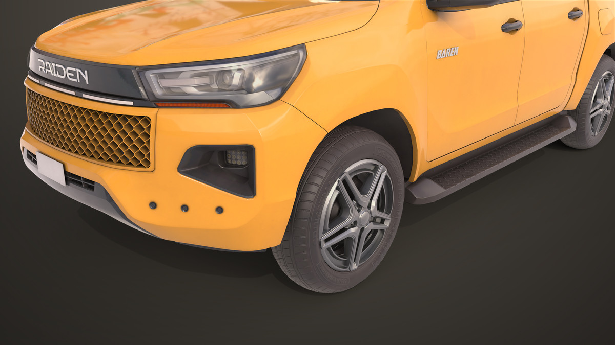 Pickup Truck 04 Brown URP HDRP Textures