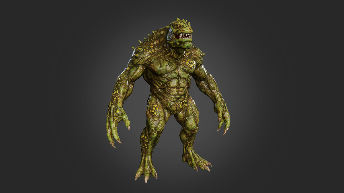 Swamp monster creature