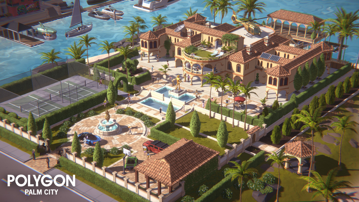 POLYGON - Palm City - Art by Synty