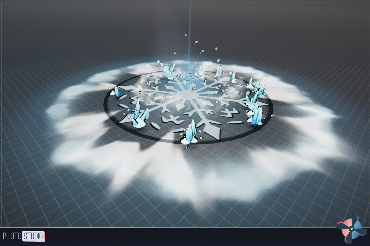 Roguelike Magic Ice VFX