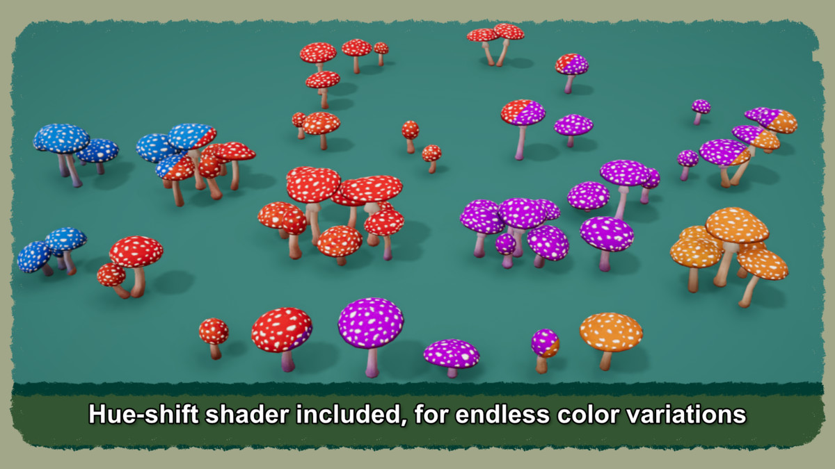 PIDI COSY: Stylized Mushrooms Vol 1