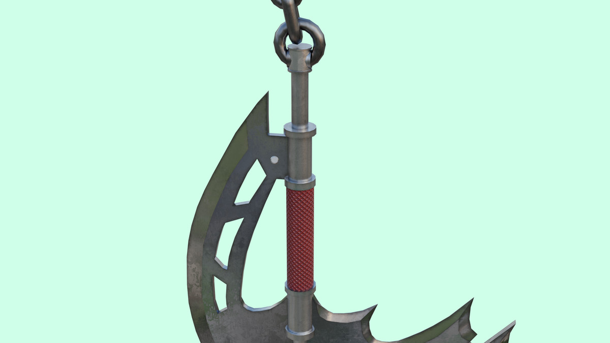 Chain Flail Blade Weapon URP and HDRP Textures