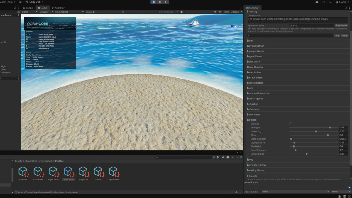 OceanCore – Dynamic Ocean, Lakes & Rivers