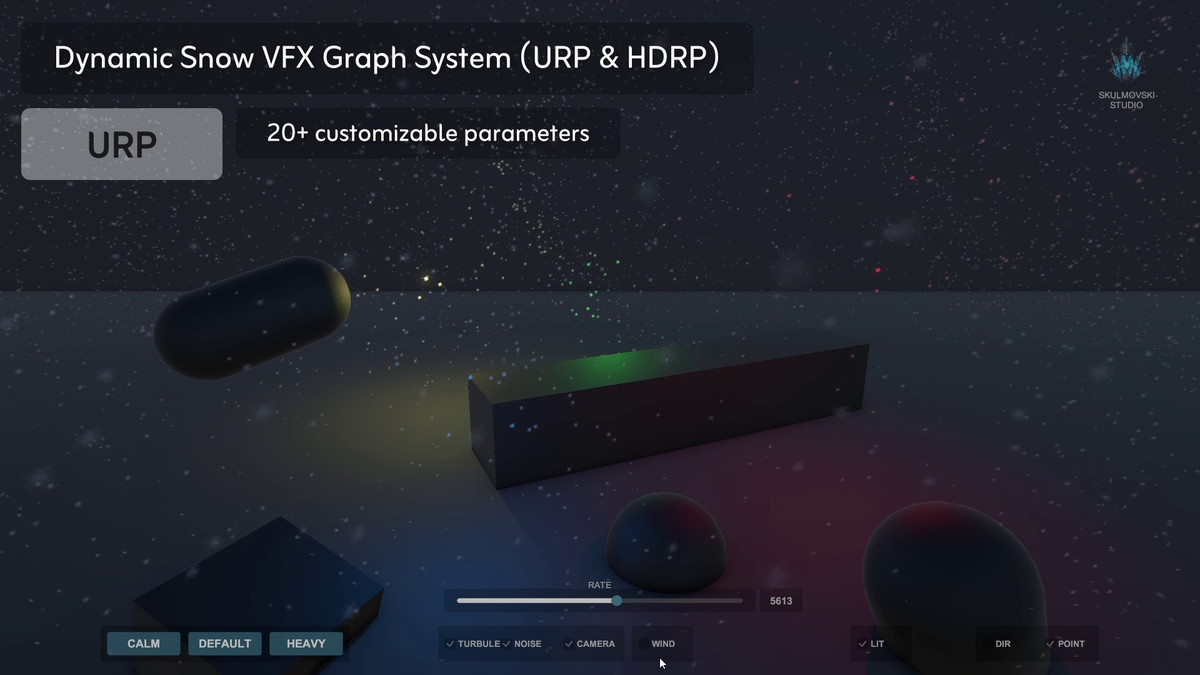 Snow VFX Graph System (URP & HDRP)
