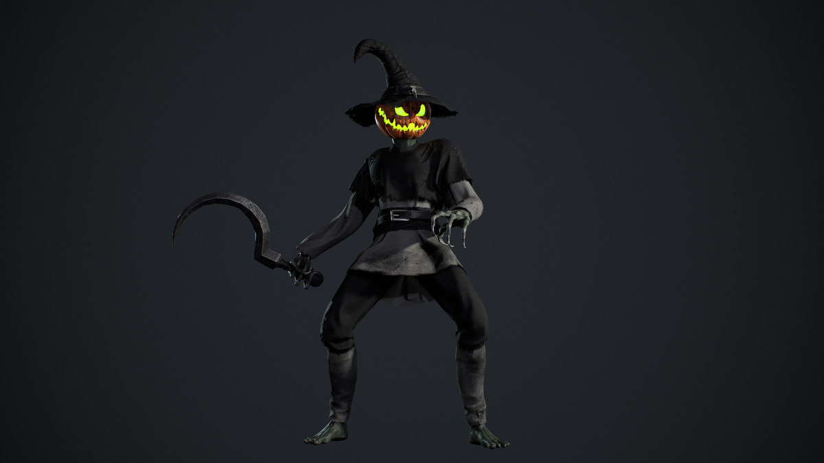 Pumpkinhead Scarecrow