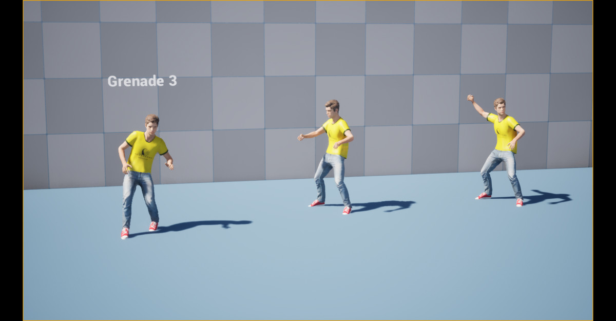 OneHand Throw Animation